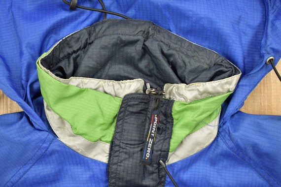 Vintage Point Zero Code Red Windbreaker Jacket / … - image 6