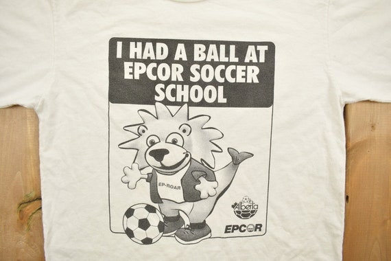 Vintage 1990s Youth Epcor Soccer School Umbro Gra… - image 3