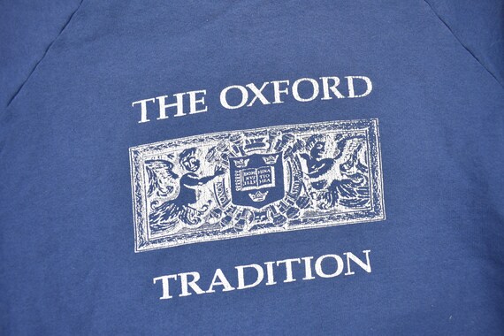 Vintage 1980s Oxford University Collegiate Crewne… - image 3