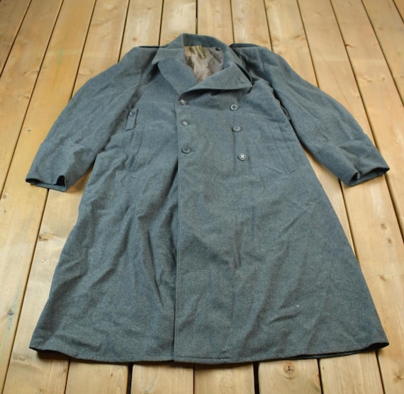 ジャケット・アウター 50s French Vintage Military Wool P-Coat Mitin Antimite Definitif Vintage 40s WWII French Wool