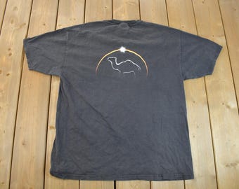 Vintage 1990s Camel Cigarette Promo Pocket T-Shirt / Size XL / Streetwear / Retro Style