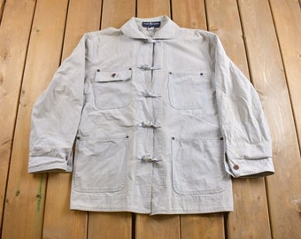 Ralph Lauren Jeans Co Fireman Clasp Toggle Jacket White