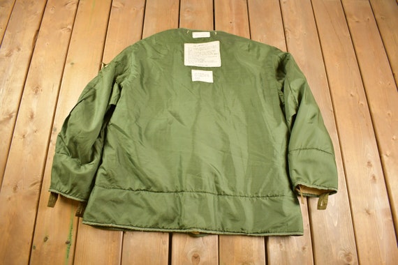 Vintage 1951 100% Wool Lining Authentic Military Parka