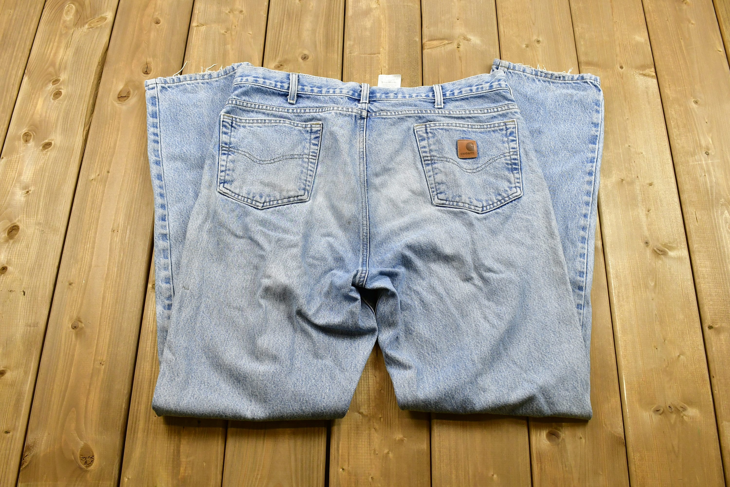 90〜00s Carhartt painter denim pants Vintage 90s Carhartt Denim Jeans Size 38 X 36 / Carpenter