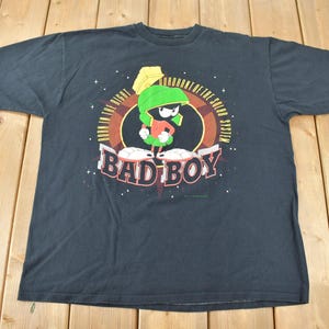 ヴィンテージ 1992 マービン・ザ・マーシャン バッドボーイ ルーニー・テューンズ 漫画グラフィック Tシャツ アメリカ製 サイズ XL