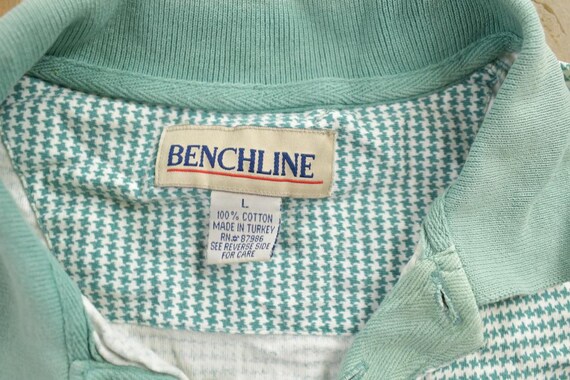 Vintage 1970s Benchline Patterned Collared Shirt … - image 3