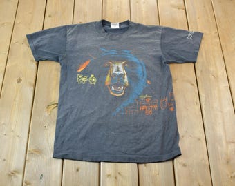 Camiseta vintage de los años 90 con estampado de oso negro del condado de Potter / Hecha en EE. UU. / Camiseta de la naturaleza / Camiseta de oso