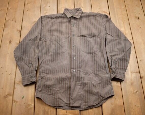 calvin klein striped dress shirt Calvin Klein Men's XL Striped Long Sleeve Dress Shirt Business Casual Apparel