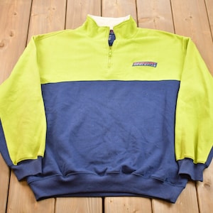 Vintage 1990s Ragsport Quarter Zip Sweatshirt / 90s / Quarter Zip / / Athleisure / Streetwear / Athletic Wear