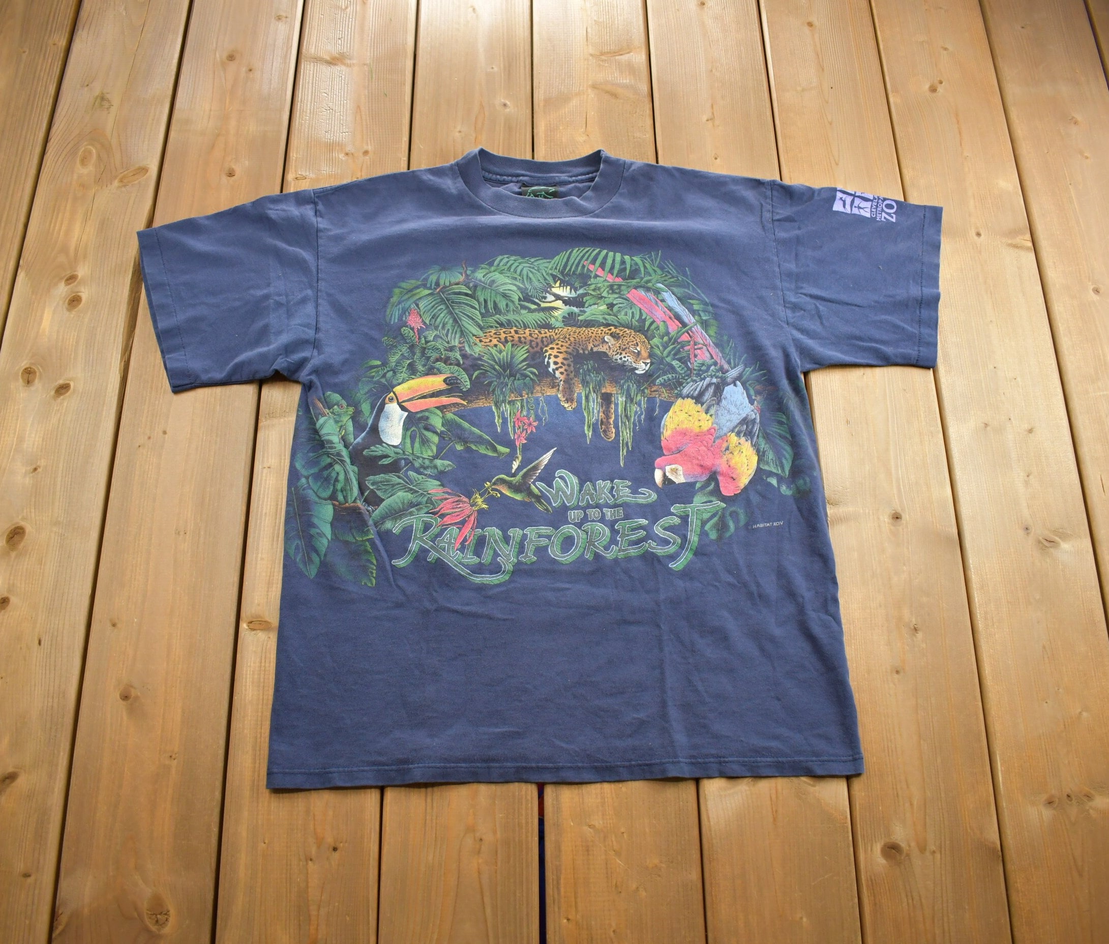 Vintage 1990s Cleveland Zoo Habitat Rainforest Single Stitch