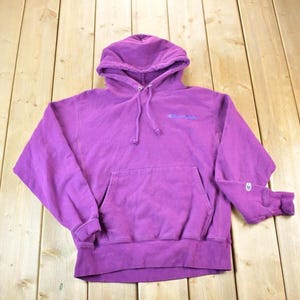 Vintage 1990s Champion Reverse Weave Hooded Sweatshirt / Vintage Champion / Vintage Pullover / Streetwear / Athleisure Sportswear