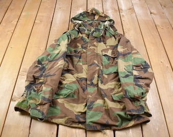 ジャケット・アウター 80s US.Army  Camo Parka (size L) 1980's Vintage US Army Camo Parka Cold Weather Jacket