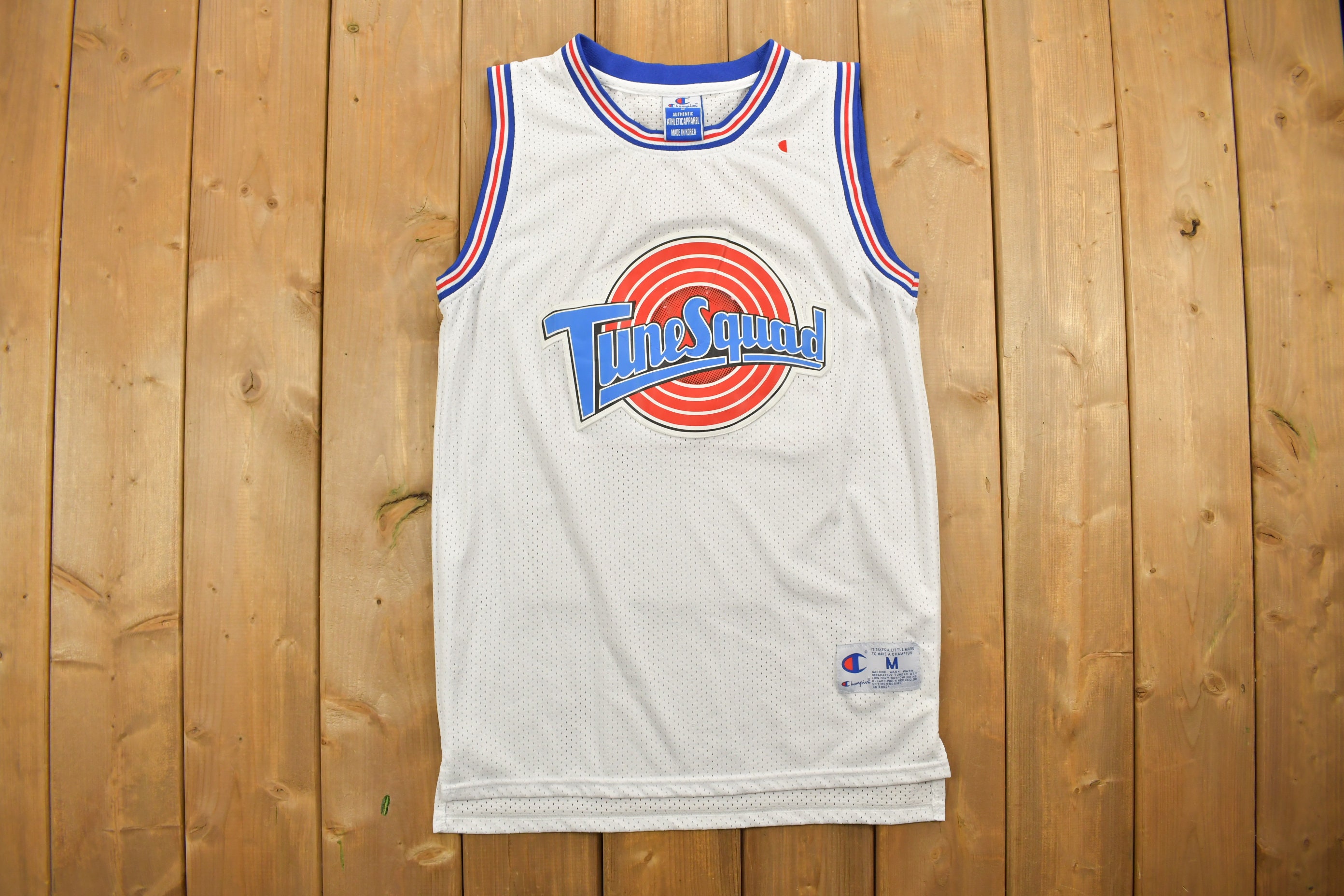 VTG Champion Black Space Jam Tunes Squad Michael Jordan #23 Jersey Men