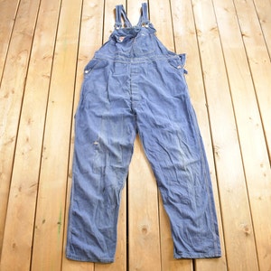 Vintage 1970s Big B Brotherhood Denim Overalls Size 42 x 30 / Vintage Overalls / Streetwear / Vintage Workwear / Big B Brotherhood /