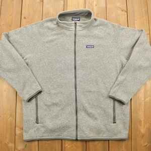Vintage Patagonia fleecetrui met volledige ritssluiting / Vintage Patagonia / sweater / Streetwear / Athleisure / wandelen / volledige ritssluiting / geborduurd