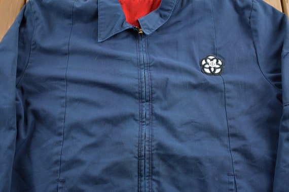 Vintage 1990s Zip up Canvas Jacket / Work Wear / … - image 3