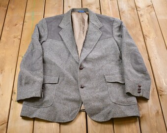 Vintage 70s: Pendleton Wool Cruiser Jacket - Grey - Made in