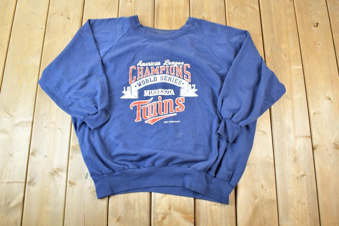 Vintage 1987 Minnesota Twins World Series Champions MLB Crewneck