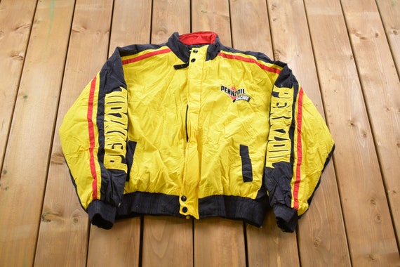 Vintage 1980s Pennzoil Chase Authentics Racing Jacket / Athleisure