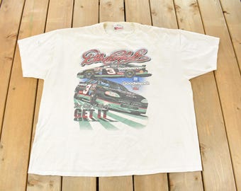 Vintage 1990s Dale Earnhardt #3 NASCAR Racing T-Shirt Men's 2XL / NASCAR Racing / 90s Streetwear / Athleisure / Made in USA