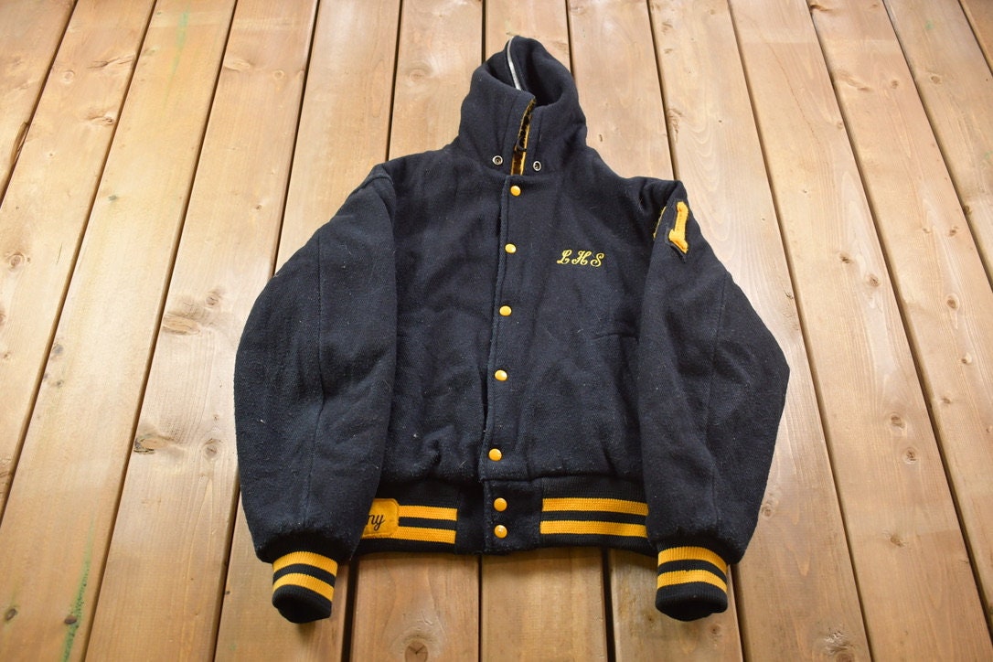USA製 empire sporting goods ビンテージジャケット Vintage 1991 Empire Sporting Goods Embroidered Varsity Jacket