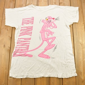 ヴィンテージ 1998 ピンクパンサー カートゥーン プロモ T シャツ / 90 年代グラフィック T シャツ / ヴィンテージ カートゥーン T シャツ / フリーサイズ / アメリカ製