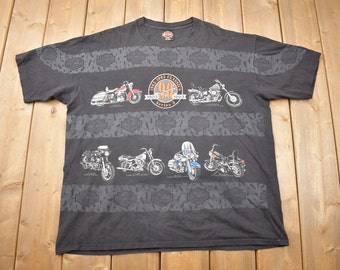 Vintage Harley Davidson T Shirt Tee Size Large L Korea HOG
