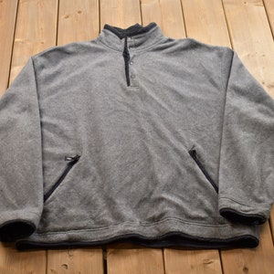 Vintage 1990s Active Wear Fleece Sweater / Outdoorsman / 90s Sweater / Streetwear / Hiking / Fleece Zip up / Outersport Fleece / 90s Fleece