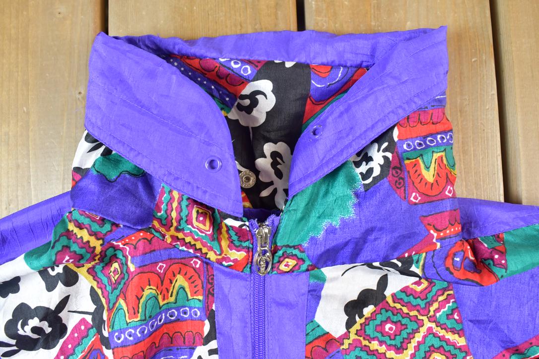 Vintage 1990s Lavon Fancy Pattern Windbreaker Ski Jacket - Etsy