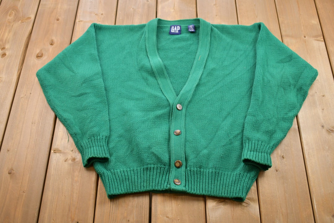 【archive】90s lame green knit cardigan archive】90s lame green knit cardigan