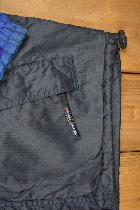 Vintage Point Zero Code Red Windbreaker Jacket / … - image 5