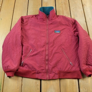 Vintage 1990s LL Bean Fleece Lined Warm Up Jacket / Sportswear / 90s Fleece / Streetwear / Athleisure / Hiking / Ski Jacket