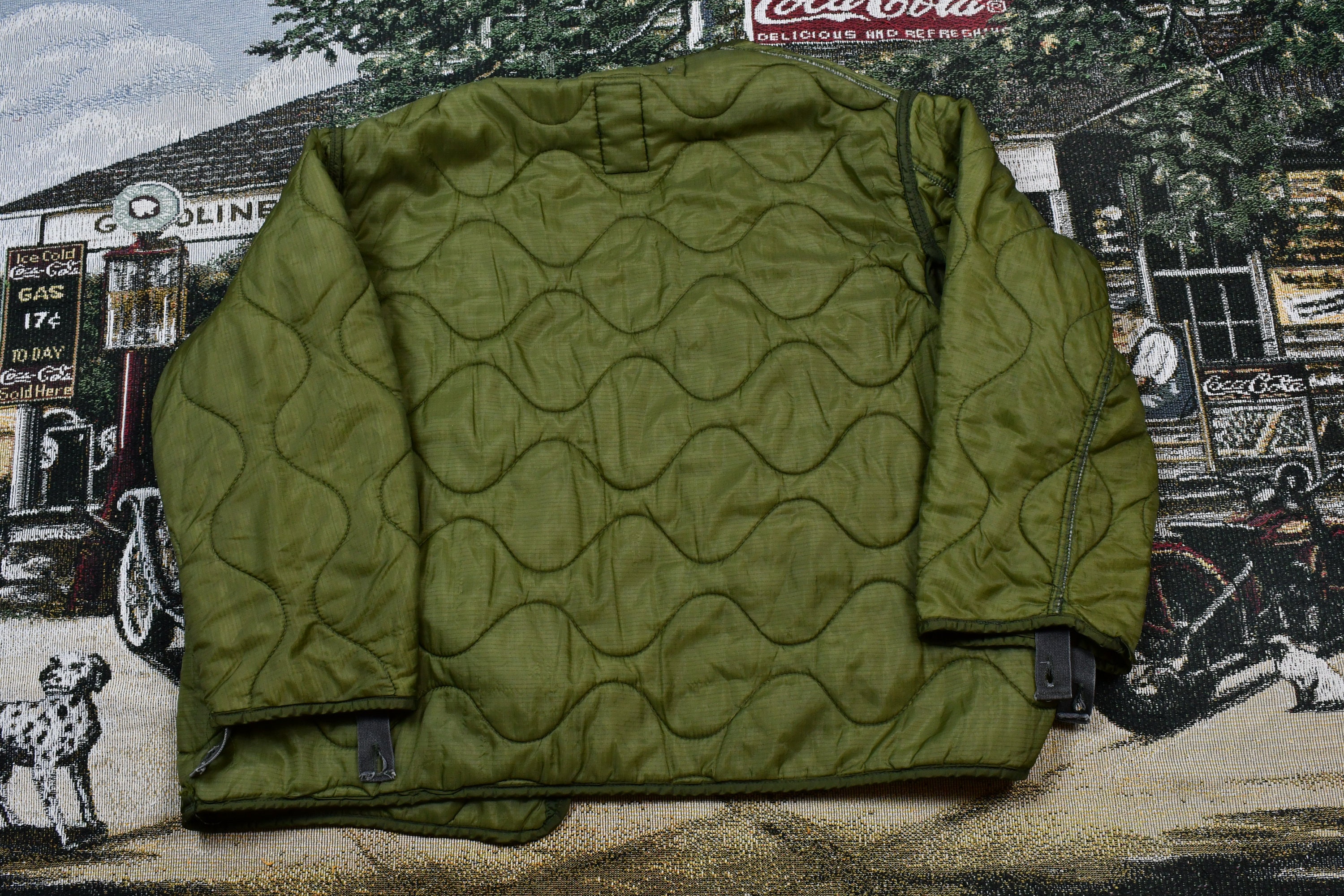 Quilted Military Jacket Lining / Vintage 90s Windbreaker / | Etsy