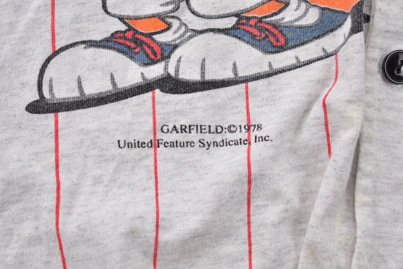 Vintage 1990s Garfield All Stars Baseball Jersey … - image 4