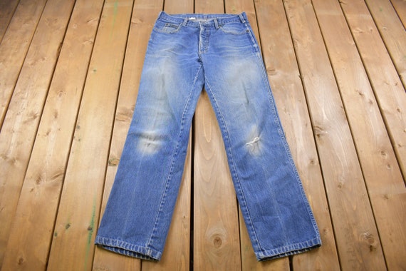 Vintage 1990's Calvin Klein Blue Jeans 30 x 31 / … - image 2