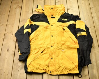 north face yellow windbreaker