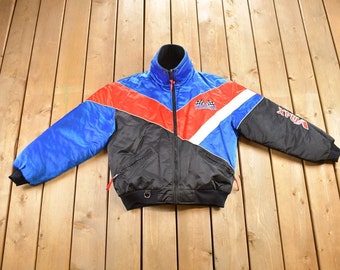 Vintage YAMAHA Team Yamaha Racing Sports Orange Jacket Size L Made Vintage YAMAHA Team Yamaha Racing Sports Orange Jacket Size L Made