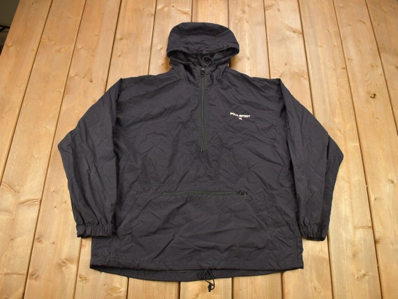 Vintage 1990s Polo Sport Ralph Lauren Black Quarter Zip