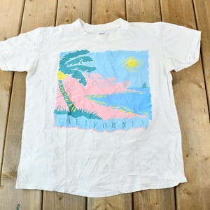 Vintage 1980s California Souvenir Travel T-Shirt / Made In USA / Vintage California / Single Stitch