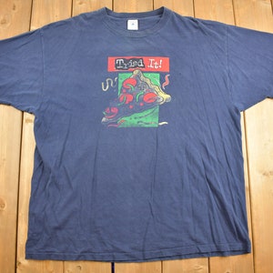 Vintage 1990s Pizza Hut Graphic T Shirt / Vintage T Shirt / Streetwear / Graphic Tee / Single Stitch / Made In USA / Vintage Pizza Hut