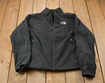 Vintage 1990s The North Face Full Zip Fleece Sweater / Sportswear / 90s Fleece / Streetwear / Athleisure / Hiking / 90s TNF Fleece