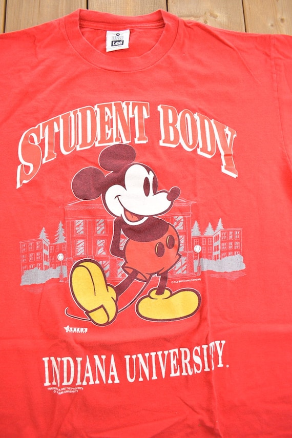 Vintage 1990s Mickey Mouse Indiana University Pro… - image 3