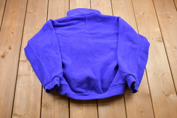 Vintage 1990s Marmot T-Snap Sweatshirt / 90s Flee… - image 2
