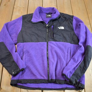 Vintage Y2K Purple The North Face Denali Fleece Jacket Size Women&#39;s Large