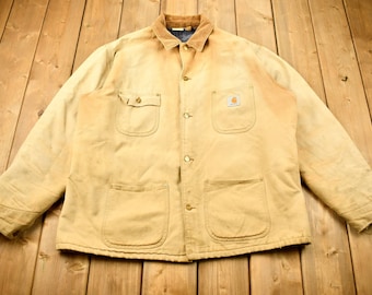 XL, 1970s Carhartt Blanket Lined Chore Jacket, Workwear