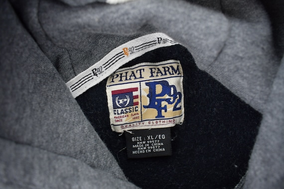 Vintage Deadstock Y2K Phat Farm Embroidered Hoodie / Streetwear