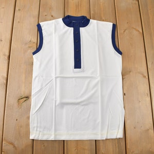 True Vintage 1960s Deadstock Helen Sue Sleeveless Nylon Blouse Knit Sport Top