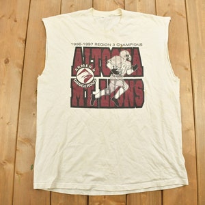 Vintage 1990s Altoona Champions Football Graphic Souvenir T Shirt / Sports / Tank Top / Sleeveless / Lions Football