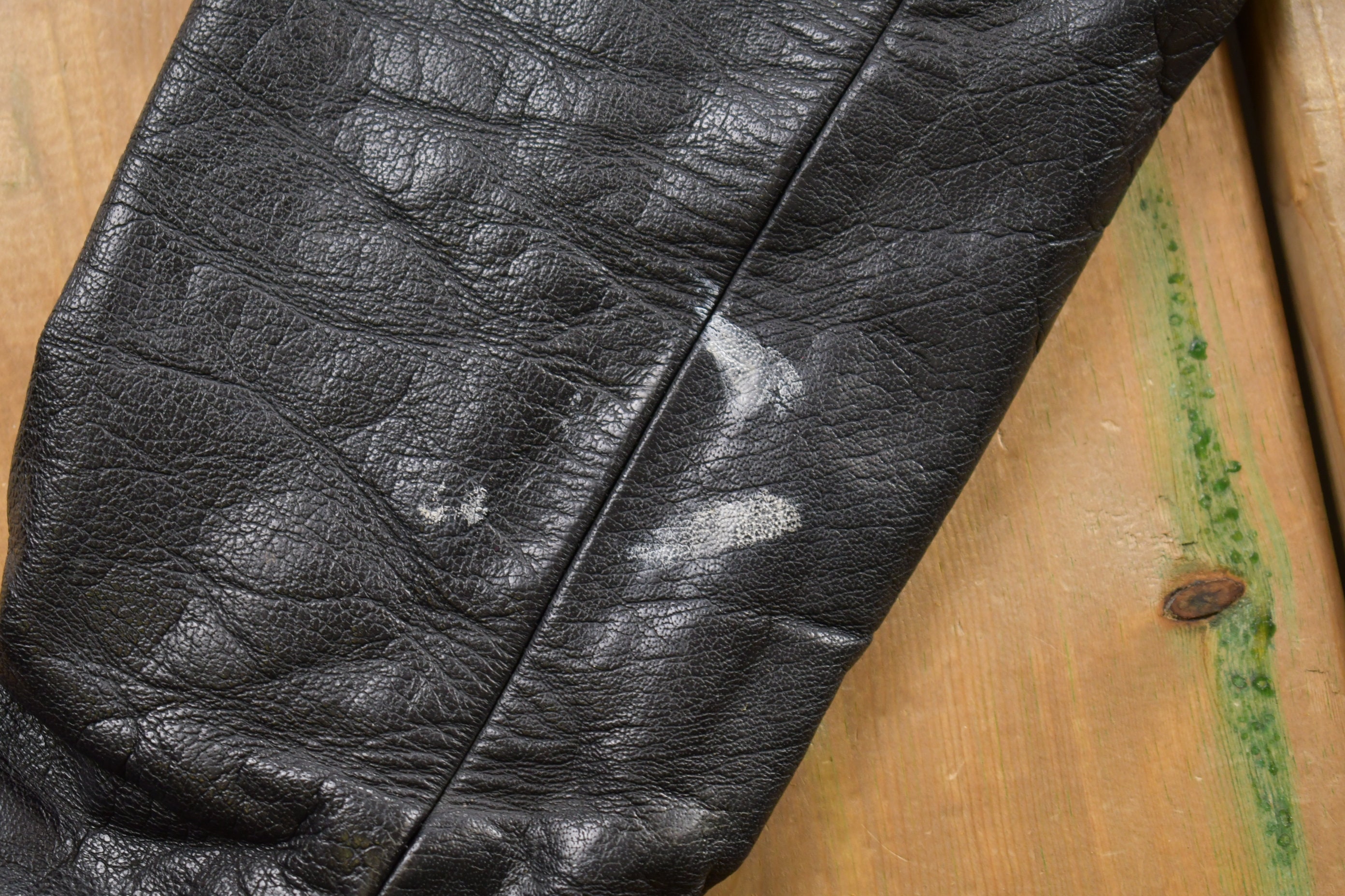 Vintage 1990s Protech Leather Apparel Biker Jacket