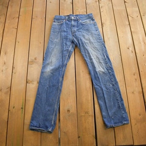 Vintage 1990s Levi&#39;s Distressed 505 Jeans Size 32x33
